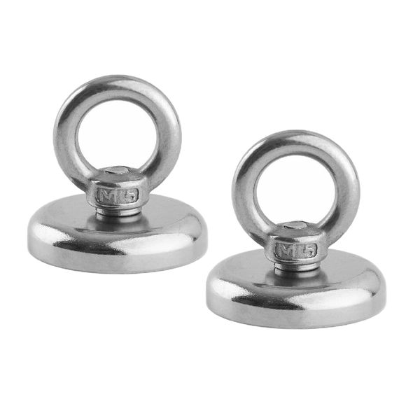 Kitchen Kult Heavy Duty Multi Use Magnets With Hooks - 2 Pack