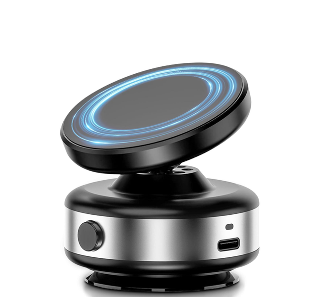 Electric Suction Magnetic Phone Holder Foldable rotatable Car Mount MagSafe