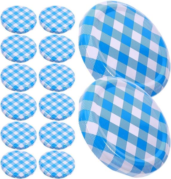 Leakproof Metal Canning Jar Lids Multipurpose Regular Mouth Jar Covers