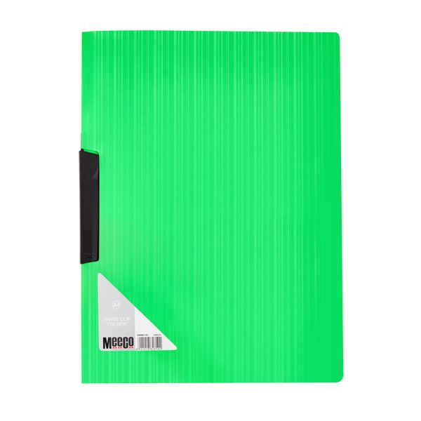 Meeco Swing Clip File Green 5 Pack