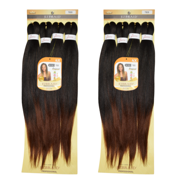 Braiding Hair #T1B/30 - EZBraid - 26 (52) inch - (Pack of 2)