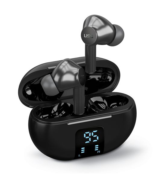 USG - Airo True Wireless Bluetooth Earbuds - Black