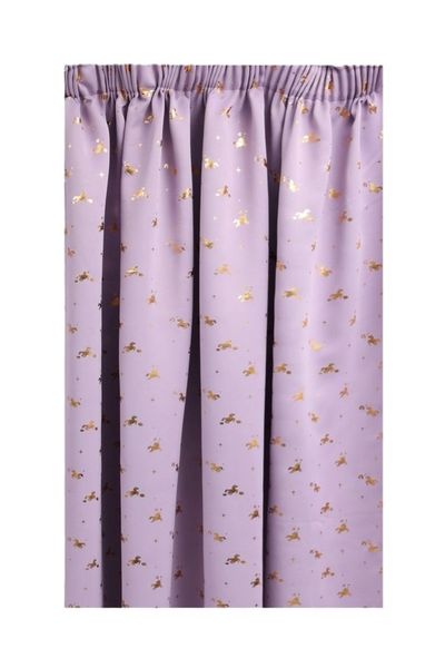 Taped Block Out Unicorn Curtain, 230x218cm