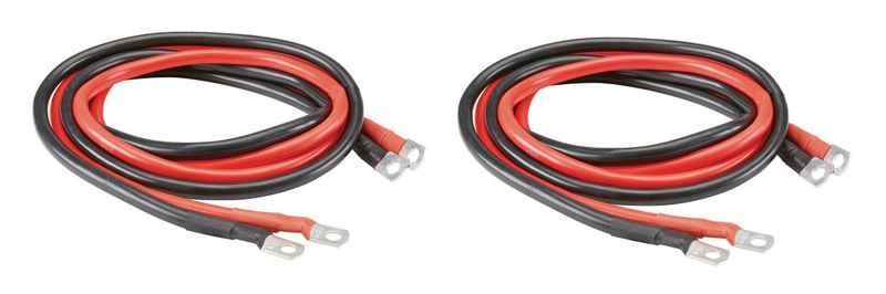 Solar Battery Cable 25mm x 2.5 Meter Long - 2 Pack