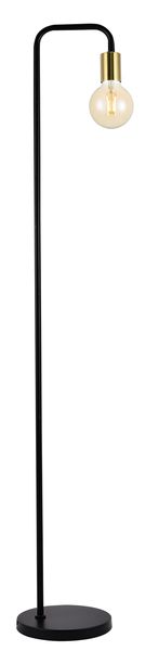 Curved Retro Aluminium Standing Lamp