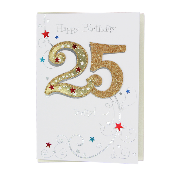 Happy 25th Birthday card