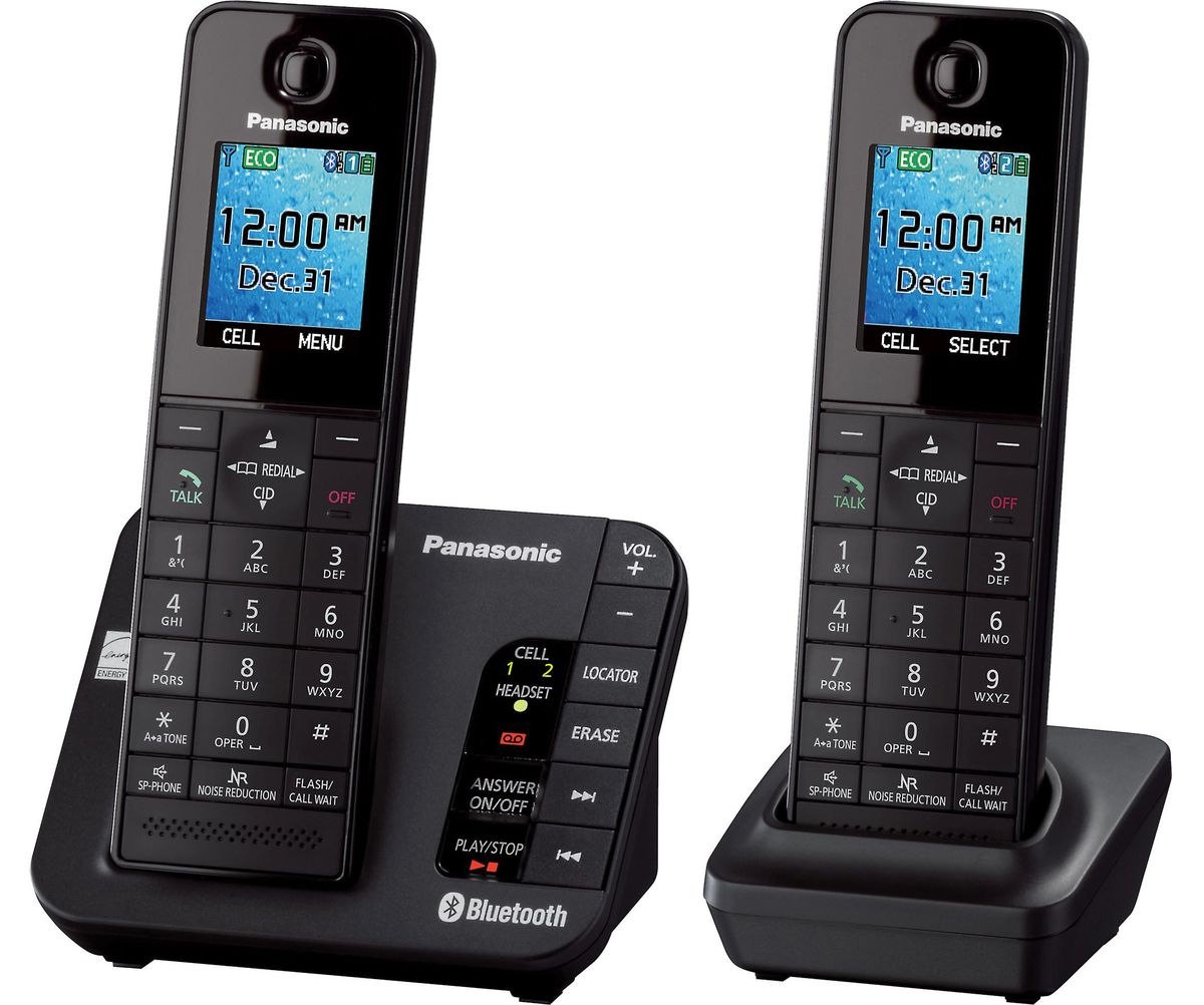 Panasonic LinkwithMobile Cordless Phones 2 Wireless Telephone