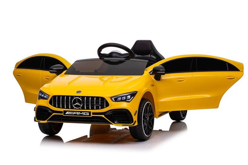 Mercedes Benz CLA45s Kids Electric Ride on With Rubber Wheels 12v