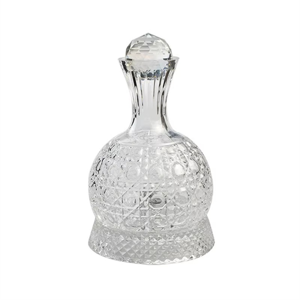 Crystal Glass Cup for Wine Rotation Tumbler Wine Aerator Decanter