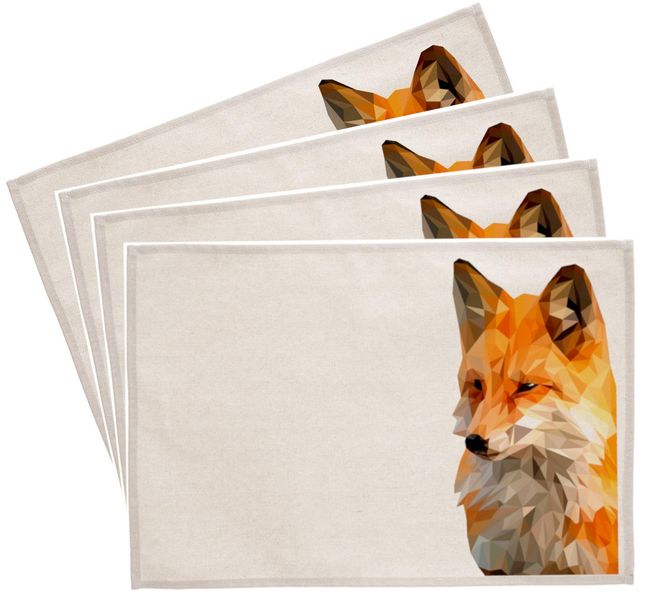 PepperSt Placemat Set - Fox (Set of 4)