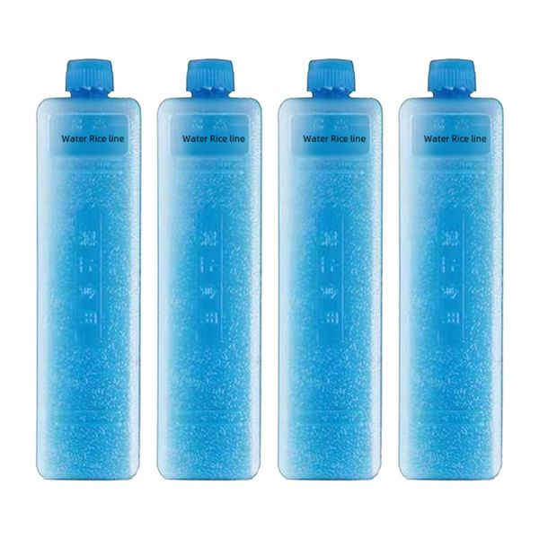 4 Pieces Ice Packs Reusable Lightweight Ice Blocks for Family Hiking Picnic