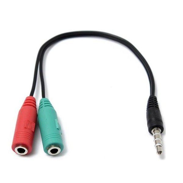 3.5mm Male to 2 Female Aux Cable