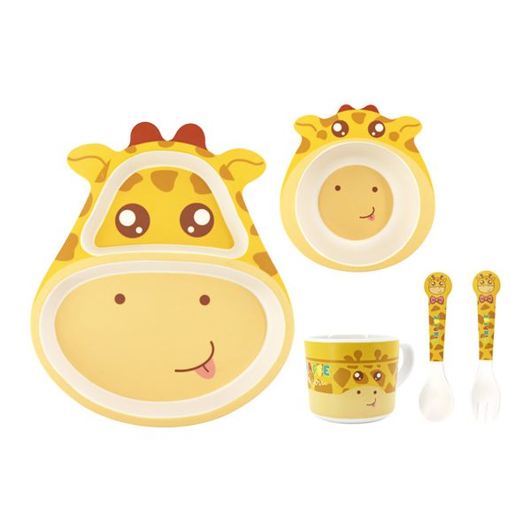 iKids 5 Piece Dinner Set | Giraffe