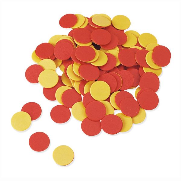 EDX Education Red &amp; Yellow Counters: 200 Pieces