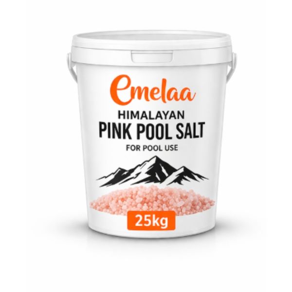 Emelaa Pink Himalayan Pool Salt 25kg Clean Natural Pool Salt