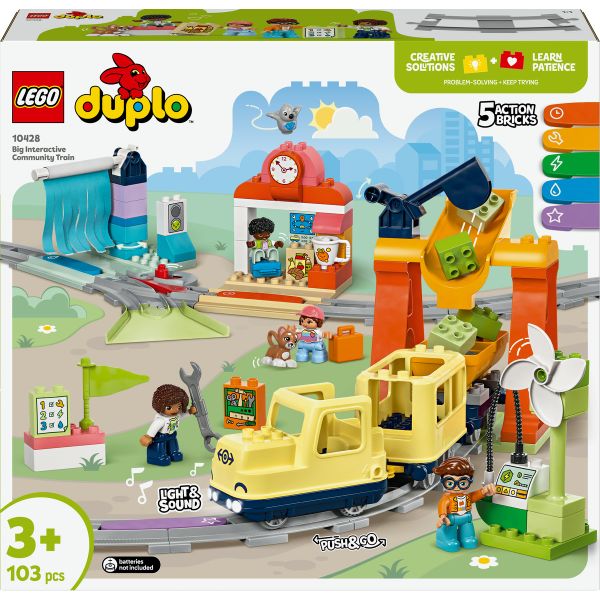 LEGO® DUPLO® Town Big Interactive Community Train Set 10428