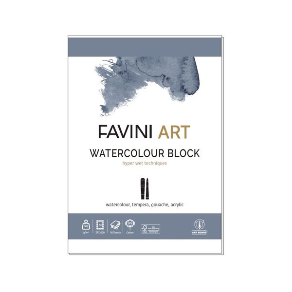 Favini W/C 35% Block 300gsm A3 10sht