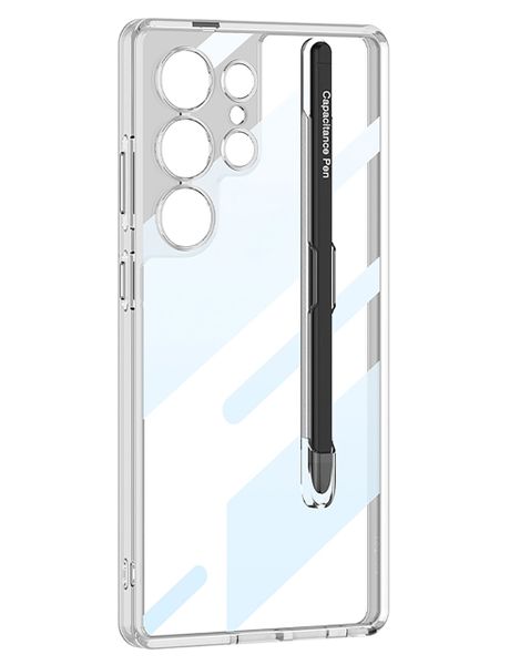 Clear Case With Pen Compatible With Samsung Galaxy S25/S25 Plus &amp; S25 Ultra