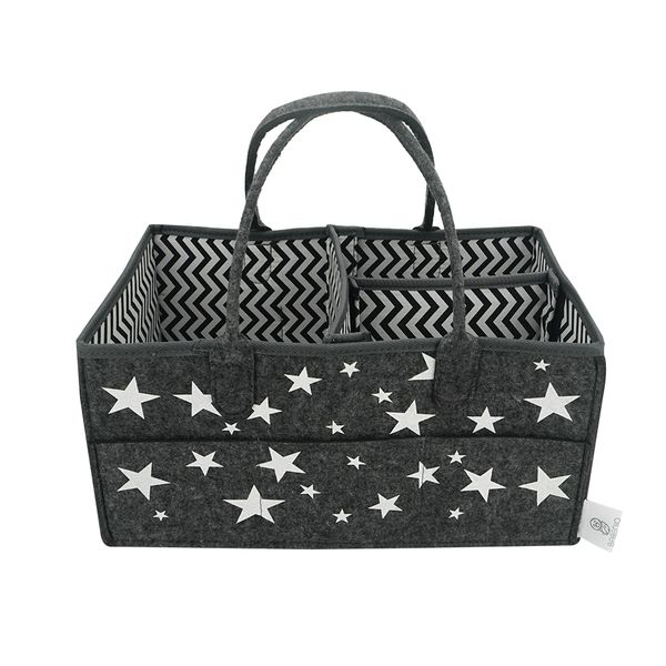 Babeniq Baby Diaper Caddy Organizer, Large Nappy Changing Nursery Storage