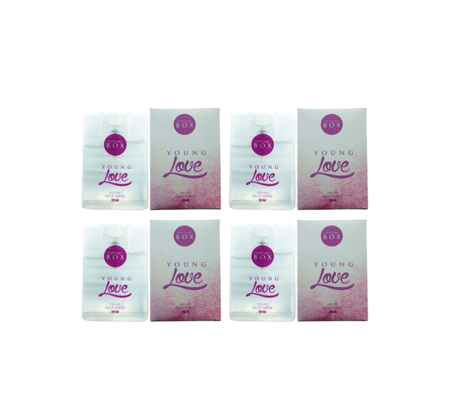 Perfume Box Young Love For Her Perfume Pocket size Set of 4