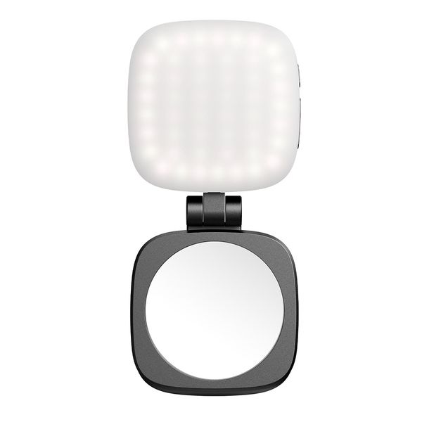 Small Ring Magnetic Selfie Light Compatible With iPhone, Phone Light with a Mirror