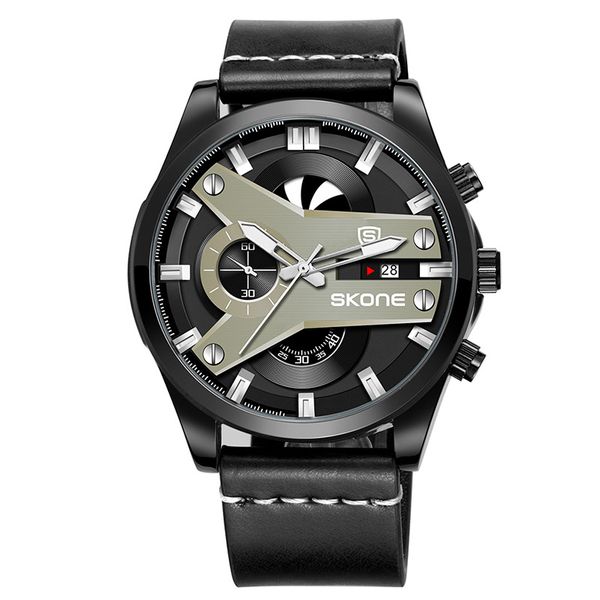 Time Space Men's Watch Sports Six Pin Multi functional Belt Wa