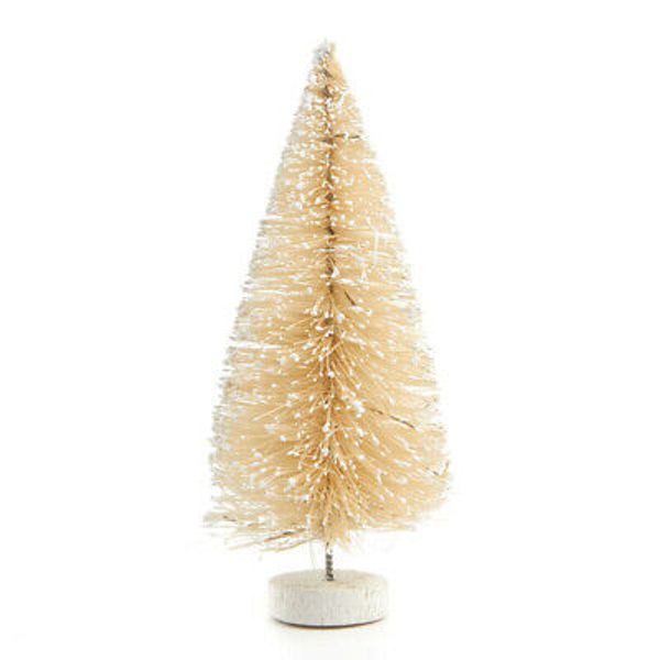 Mega Early Frosted Bottle Brush Christmas Tree Gift Pack Rose Gold 30cm