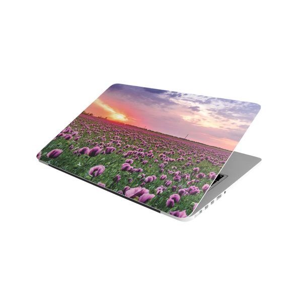 Laptop Skin/Sticker - Purple Flower Field