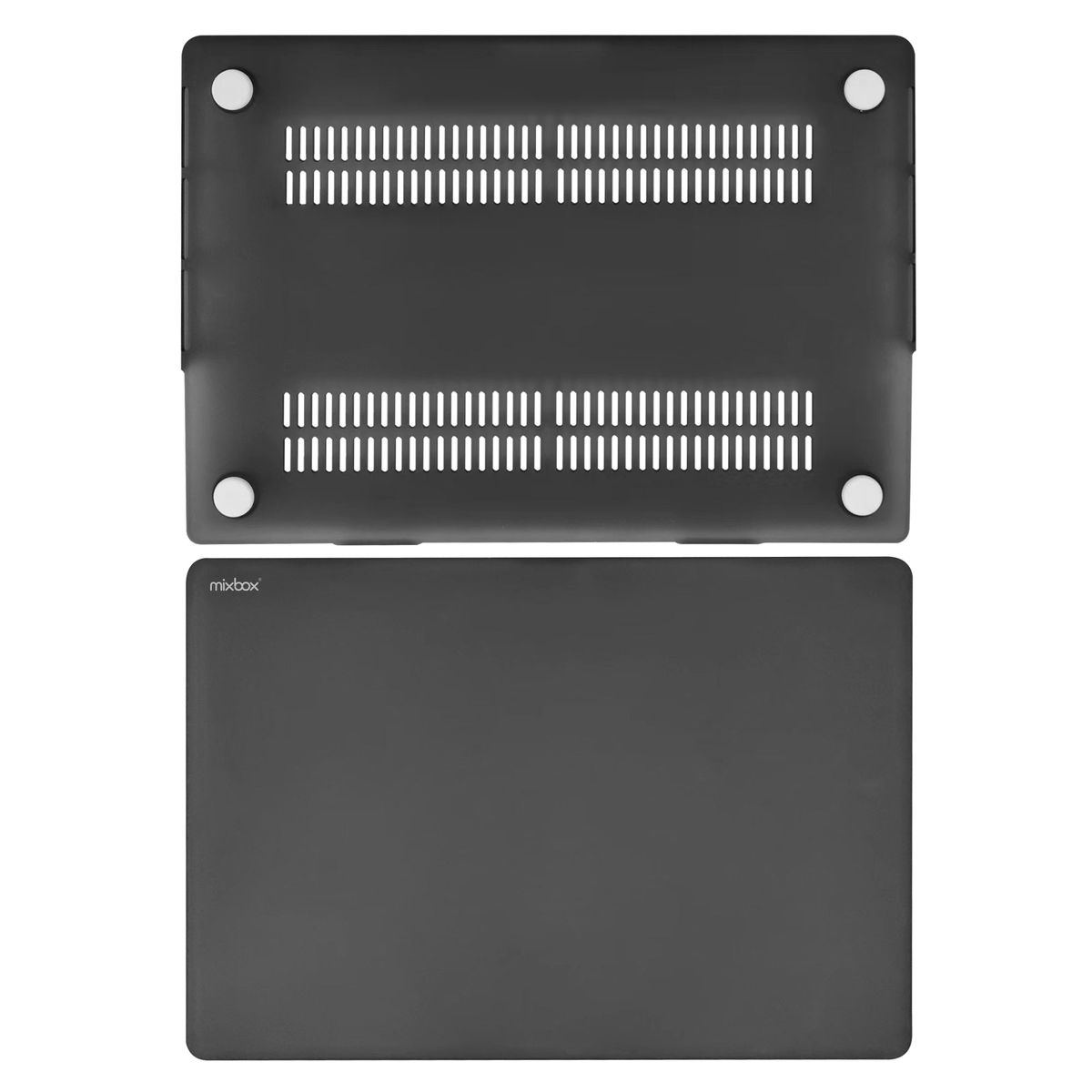 Mix Box Hard Shell Cover For Macbook Air 13.6 inch-Matt Black