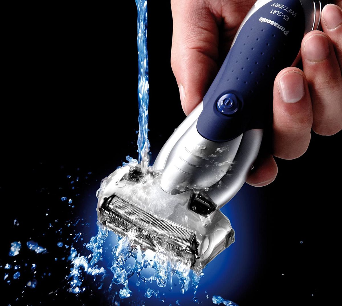 Panasonic Silver Wet and Dry Electric 3-Blade Shaver for Men