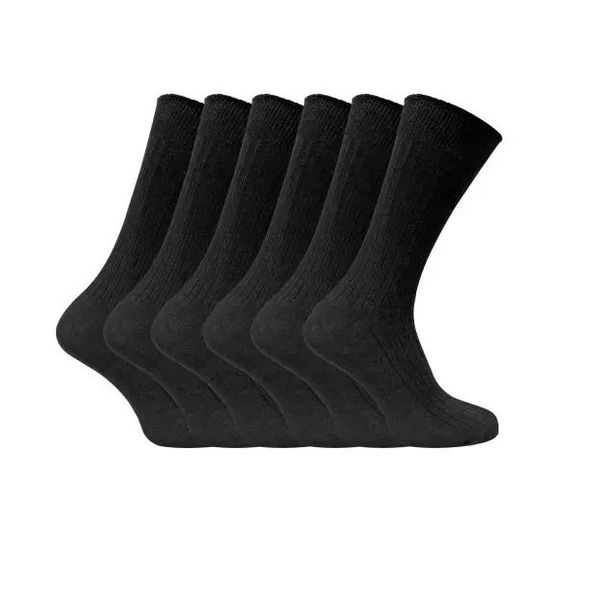 Men's Socks - Pagery-Ani Pack of 6 - Black