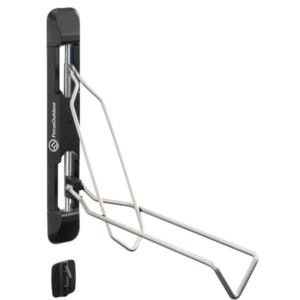 FocusOutdoor Pivot Bicycle Wall Hanger - Adjustable Height &amp; Swivel Arm