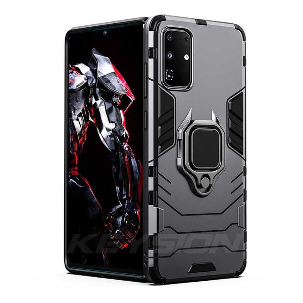 Keysion Shockproof Cover Protective Case with Ring - Samsung Galaxy S20 FE