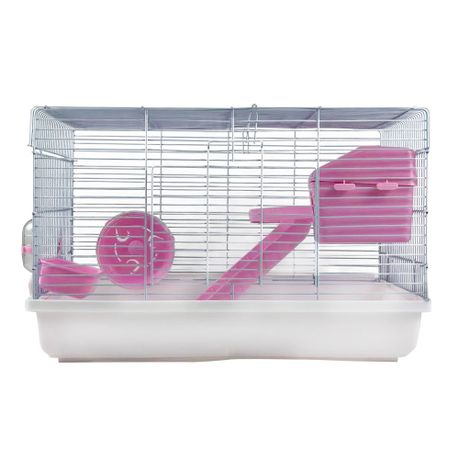 YOUDA Pink Hamster Cage with Accessories 35cm X 31cm X 26cm Daily Sale Shop