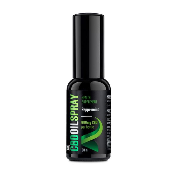 Broad Spectrum CBD Oil Spray Peppermint 600mg