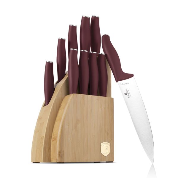Berlinger Haus 10-Piece Knife Set with Bamboo Stand - Leonardo