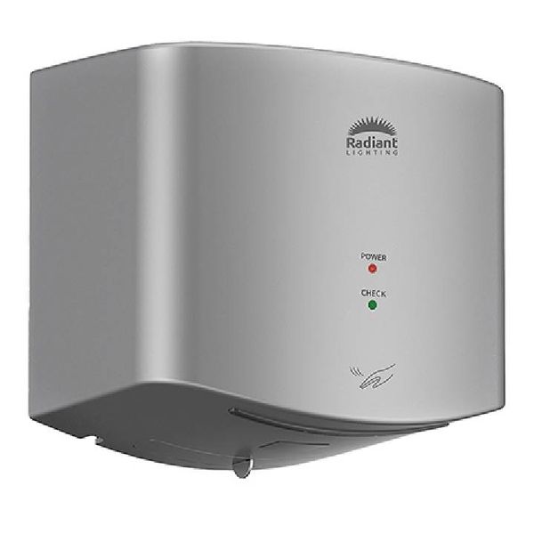 Radiant Hand Dryer Silver High Speed Motor - 550W