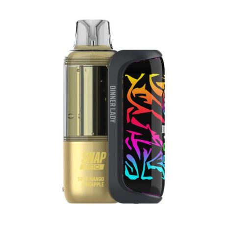 Dinner Lady Snap Pro X 35k Puffs Disposable Vape Kit 50mg-Peach Blue Slushy Image
