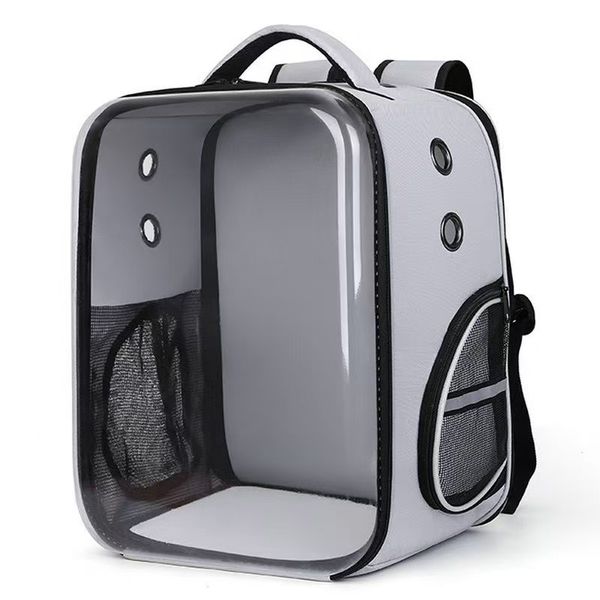 Full Clear Capsule Cat Carrier Backpack - Breathable Portable Outdoor Bag
