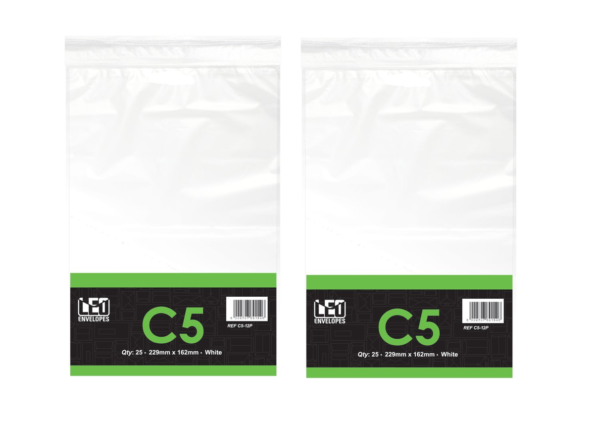 LEO C5 White Self Seal Envelopes Pack Of 50 Envelopes Shop Today