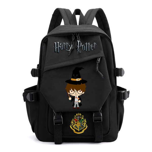 Nylon Schoolbag Student Backpack Cartoon Harry Potter Merchandise