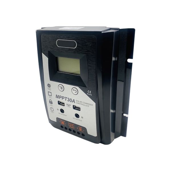 50A 12V/24V LCD Display MPPT30A Solar Charge Controller For OFF-Grid System