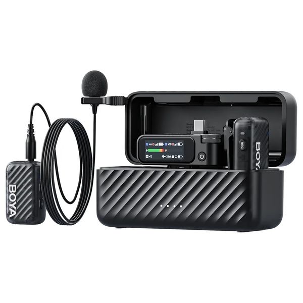Boya BOYAMIC 2-01 AI-Powered Mini Wireless Microphone System with Lavaliers