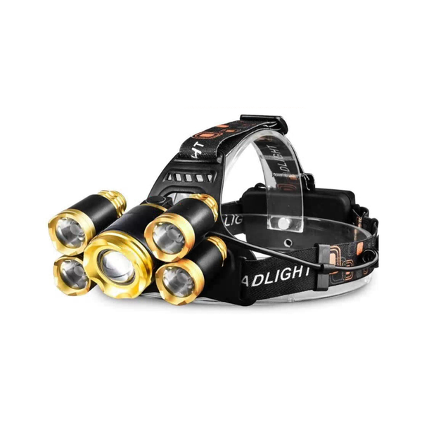 Five Light Source Zoom Headlamp