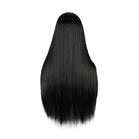 28 inch front lace synthetic women's wig with long hair-Black | Buy Online  in South Africa 