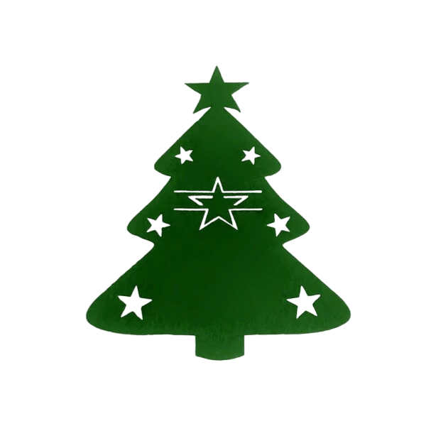 12 Piece Cute Christmas Tree Cutlery Holder Christmas Table Decoration Bag