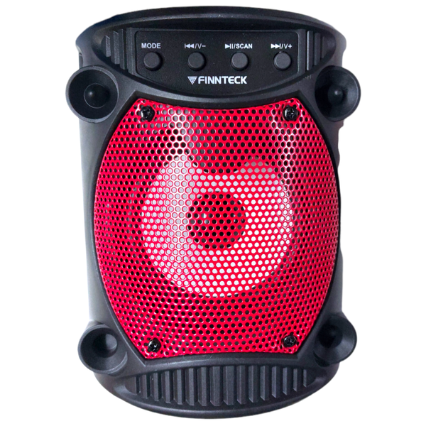 FINNTECK Bluetooth Speaker - with FM Radio and LED lighting