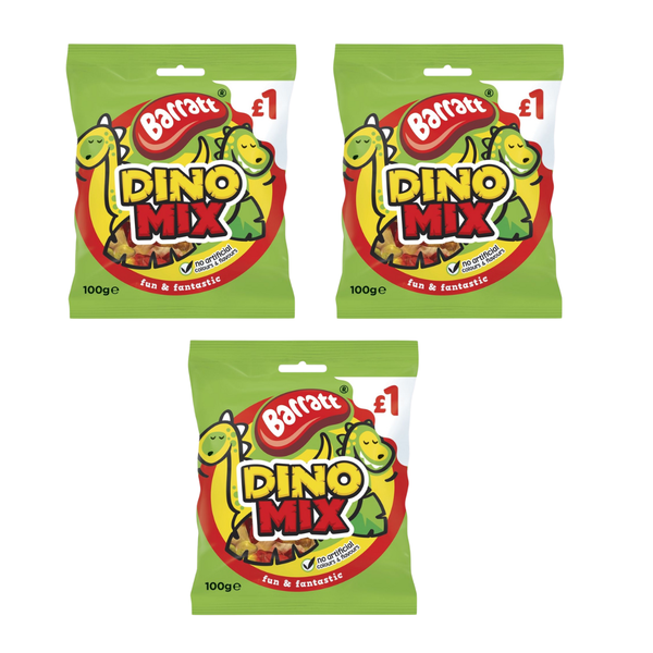 Barratt Fun &amp; Fantastic Dino Mix - 3 x 100g