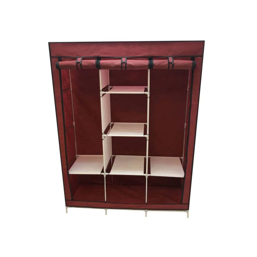Wardrobe Storage Rack/Organizer With Cover - Wine Red | Shop Today. Get ...