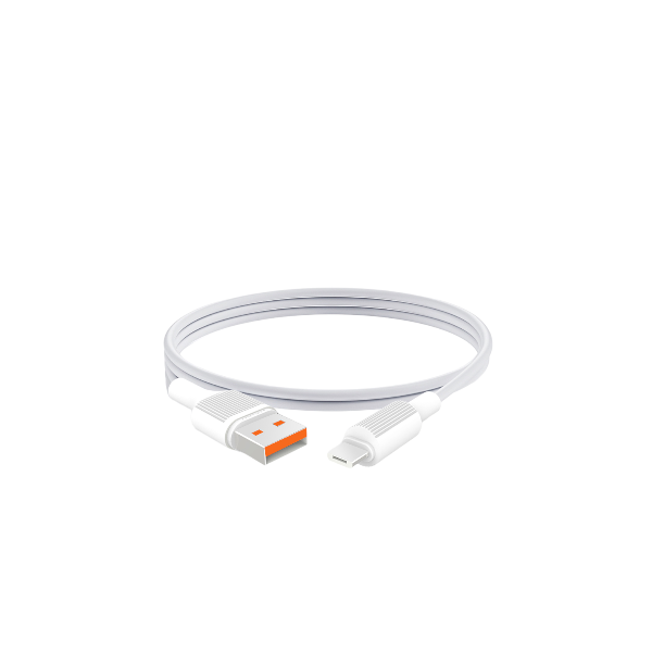 WUW X118 Fast Charging USB To Micro Charging Cables - 1M - White - 2 Pack